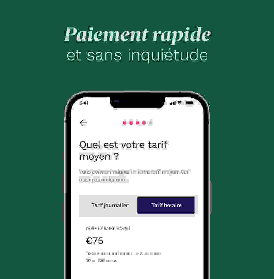 Paiement rapide et sans inquiétude